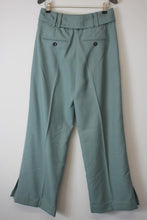 Load image into Gallery viewer, ME Ladies Green Wide Straight Leg Tailored Man Trousers EU38 UK10 BNWT
