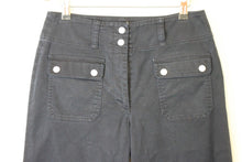 Load image into Gallery viewer, ME Ladies Dark Blue Cotton Wide Straight Leg Trousers EU38 UK10
