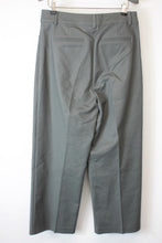 Load image into Gallery viewer, MINT VELVET Ladies Khaki Cotton Roxy Wide Cropped Trousers EU38R UK10R BNWT
