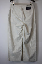 Load image into Gallery viewer, BODEN Ladies Beige Cotton Denim Crop Wide Leg Trousers EU38 UK10 BNWT
