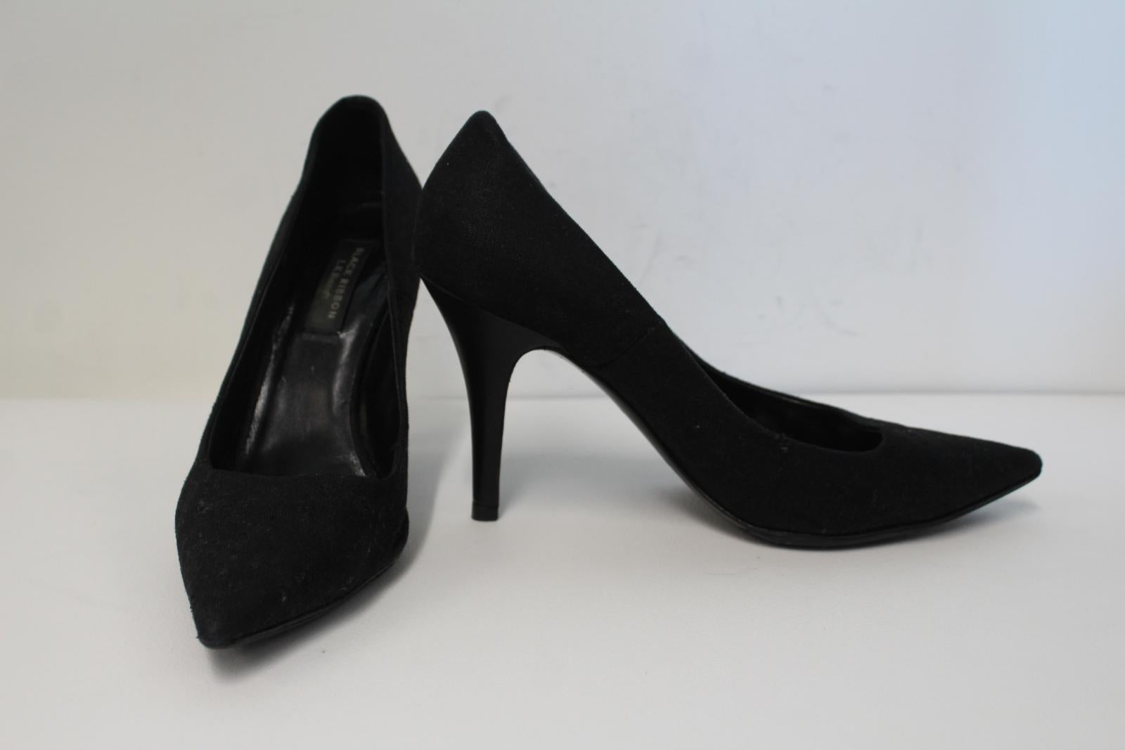 Lk bennett clearance black court shoes