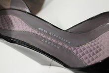 Load image into Gallery viewer, ANYA HINDMARCH Ladies Black Patent Leather Wedge Heel Bow Shoes EU39 UK6
