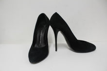 Load image into Gallery viewer, GUISEPPE ZANOTTI Ladies Black Suede Leather Stiletto Heel Court Shoes EU40 UK7
