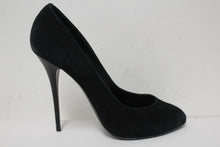 Load image into Gallery viewer, GUISEPPE ZANOTTI Ladies Black Suede Leather Stiletto Heel Court Shoes EU40 UK7
