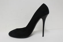 Load image into Gallery viewer, GUISEPPE ZANOTTI Ladies Black Suede Leather Stiletto Heel Court Shoes EU40 UK7
