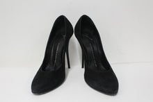 Load image into Gallery viewer, GUISEPPE ZANOTTI Ladies Black Suede Leather Stiletto Heel Court Shoes EU40 UK7
