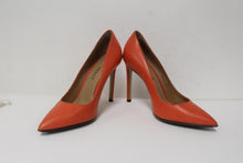 Load image into Gallery viewer, BALLY Ladies Red Orange Leather Pointed Toe High Heel Shoes Size EU35 UK2
