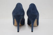 Load image into Gallery viewer, BALLY Ladies Blue Suede Leather Pointed Toe High Heel Court Shoes EU37 UK4
