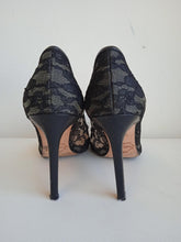 Load image into Gallery viewer, LUCY CHOI Ladies Black Sheer Floral Lace Pointed Toe Stiletto Heels EU38 UK5
