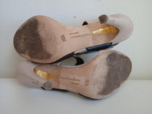 Load image into Gallery viewer, RUPERT SANDERSON Ladies Pink &amp; Black Leather Slingback Heels EU35.5 UK2.5
