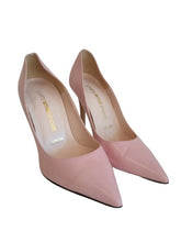 Load image into Gallery viewer, PRETTY SMALL SHOES Ladies Pink Leather Pointed Toe Pump Shoes Size EU34 UK2
