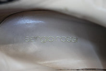 Load image into Gallery viewer, SERGIO ROSSI Navy Blue Suede Bootie Stiletto Heel Boots UK6 EU39
