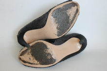 Load image into Gallery viewer, GIANVITO ROSSI Ladies Black Sequin High Heel Peep Toe Pumps Shoes UK3.5 EU36.5
