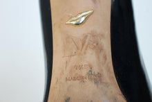 Load image into Gallery viewer, DIANE VON FURSTENBERG Ladies Dark Blue Leather Stiletto Pumps Shoes UK5.5 EU38.5
