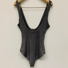 Load image into Gallery viewer, HOUSE OF CB Bodysuit One Piece Sleeveless Scoop Neck Grey Ladies Top UKXS
