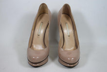 Load image into Gallery viewer, NICHOLAS KIRKWOOD Ladies Pink Patent Leather Extra High Heel Pumps Shoes UK4
