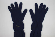 Load image into Gallery viewer, CALVIN KLEIN Ladies Navy Blue Long Knitted Gloves Size M
