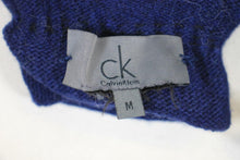 Load image into Gallery viewer, CALVIN KLEIN Ladies Navy Blue Long Knitted Gloves Size M
