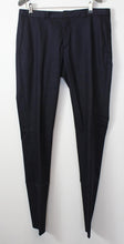 Load image into Gallery viewer, ZARA Mens Dark Navy Blue Zip Fly Suit Trousers Dress Pants EU40 W32 L34 NEW
