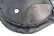 Load image into Gallery viewer, MYL BERLIN Men's Black Vegan Leather Front Pocket Belt Bag One Size 14" x 6"

