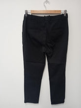 Load image into Gallery viewer, WHISTLES Ladies Black Zip Fly Trousers Size UK10
