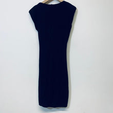 Load image into Gallery viewer, MAJE Black Ladies Sleeveless V-neck Bodycon Stretch Dress Size UK M
