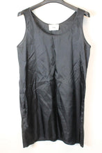 Load image into Gallery viewer, FOLK Ladies Black Sleeveless Scoop Neck Mini Shift Dress Size M
