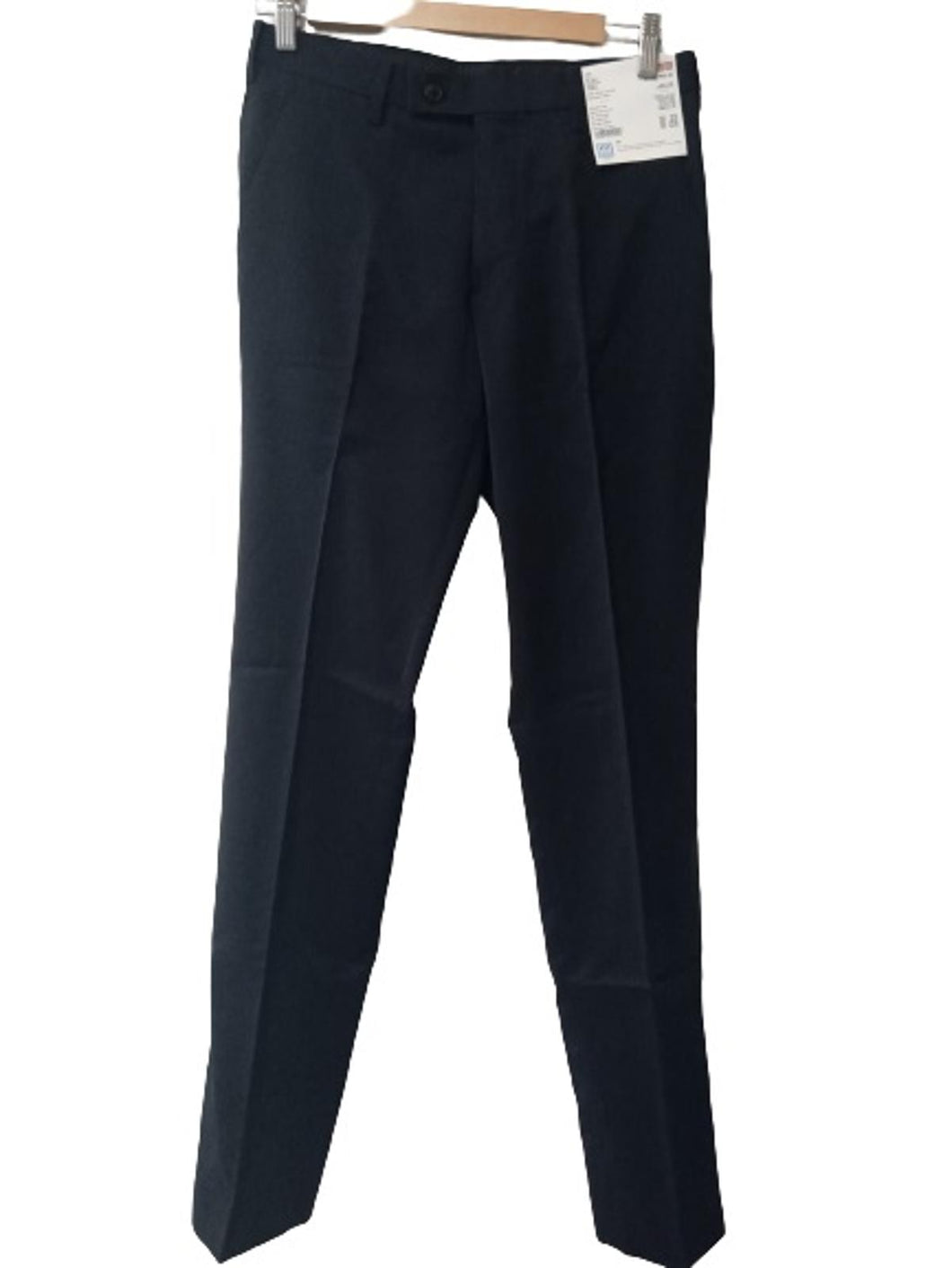 UNIQLO Men's Navy Blue Zip Fly Ultra Light Kando Trousers Size UK W29L34 NEW
