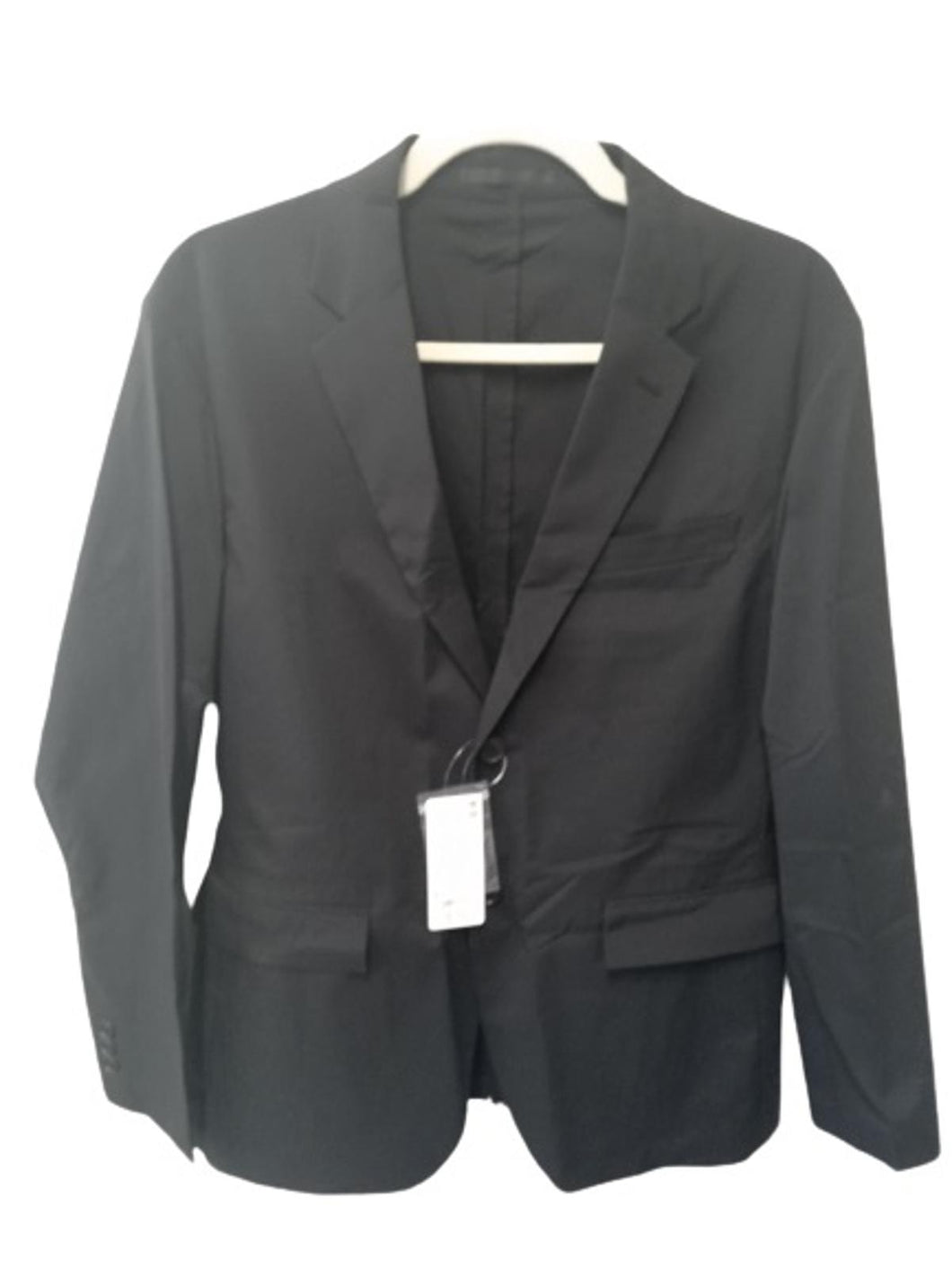 UNIQLO Men's Black Long Sleeve Button Front Kando Jacket Blazer Size UK S NEW