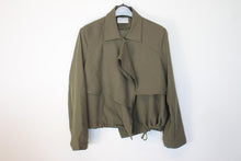 Load image into Gallery viewer, MODERN CITIZEN Ladies Green Long Sleeve Collared Jacket Size XS
