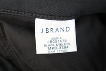 Load image into Gallery viewer, J BRAND Ladies Black Cotton Denim High-Rise Skinny Eyelet Maria Jeans 24&quot; NEW
