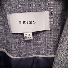 Load image into Gallery viewer, REISS Grey Ladies Long Sleeve Collared Basic Jacket Blazer Size UK 8
