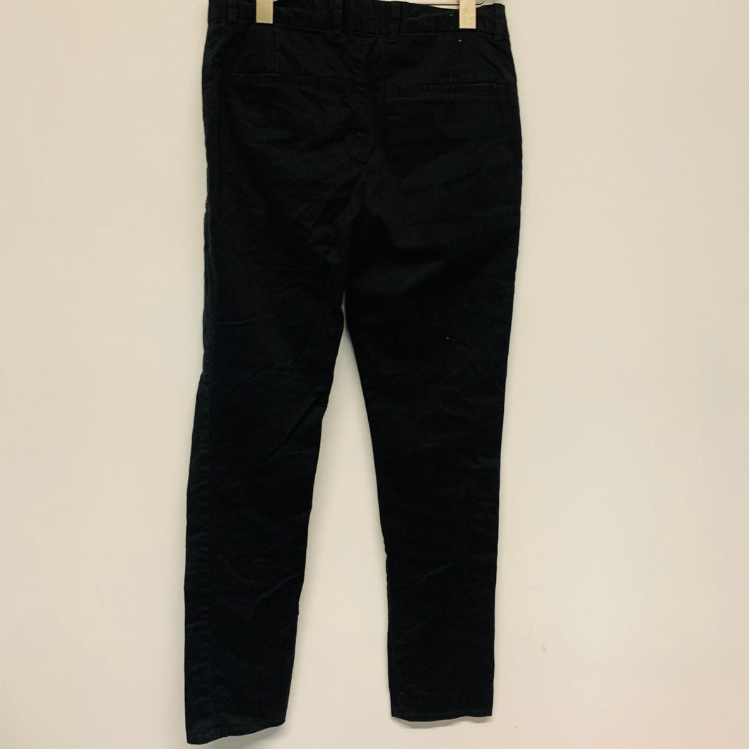 ALLSAINTS Relaxed Fit Black Dark Men's Cotton Chino Trousers W30 L30