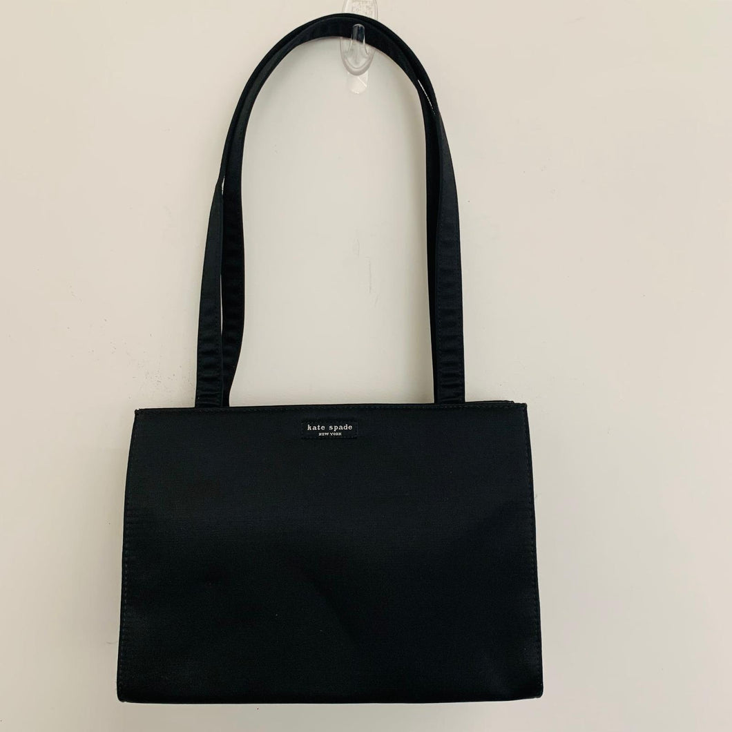 KATE SPADE Ladies Black Classic Canvas Handbag Shoulder Bag Medium Size