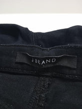 Load image into Gallery viewer, J BRAND Ladies Black Cotton Denim Zip Fly Skinny Jeans Size W28L30
