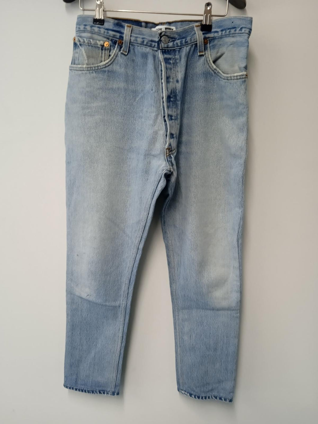 RE/DONE x LEVIS Ladies Blue Cotton 5-Pocket Jeans Size W30L26