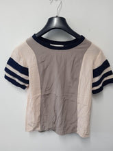 Load image into Gallery viewer, JONATHAN SIMKHAI Ladies Multicolorued Short Sleeve Blouse Top Size UK4

