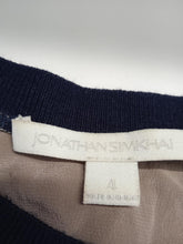 Load image into Gallery viewer, JONATHAN SIMKHAI Ladies Multicolorued Short Sleeve Blouse Top Size UK4
