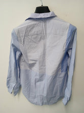 Load image into Gallery viewer, RICHARD NICOLL Ladies Blue Cotton Long Sleeve Collared Button Shirt Size UK10
