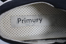 Load image into Gallery viewer, PRIMURY Ladies Black Canvas Slip-On Platform Plimsoles Shoes EU37 UK4
