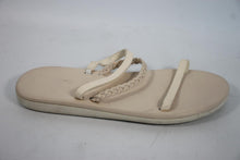 Load image into Gallery viewer, ANCIENT GREEK SANDALS Ladies Cream Leather 3-Strap Comfort Sole Sandals EU37 UK4
