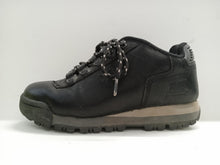 Load image into Gallery viewer, CAT Ladies Black Leather Round Toe Lace Up Low Top Boots Size UK4
