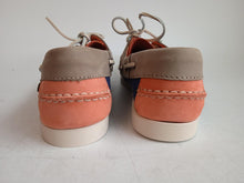 Load image into Gallery viewer, SEBAGO Ladies Pink &amp; Blue Suede Docksides Portland Boat Shoes Size UK6
