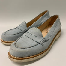 Load image into Gallery viewer, TOD&#39;S Blue Ladies Classic Penny Loafer Slip On Flat Shoe Size UK 4.5
