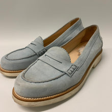Load image into Gallery viewer, TOD&#39;S Blue Ladies Classic Penny Loafer Slip On Flat Shoe Size UK 4.5
