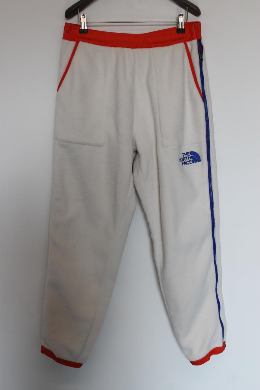 THE NORTH FACE Men's White Fleece Jogger Track Bottoms Trousers Size M BNWT
