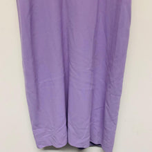Load image into Gallery viewer, JEAN MUIR Purple Ladies Short Sleeve Round Neck A-Line Dresses Size UK 14
