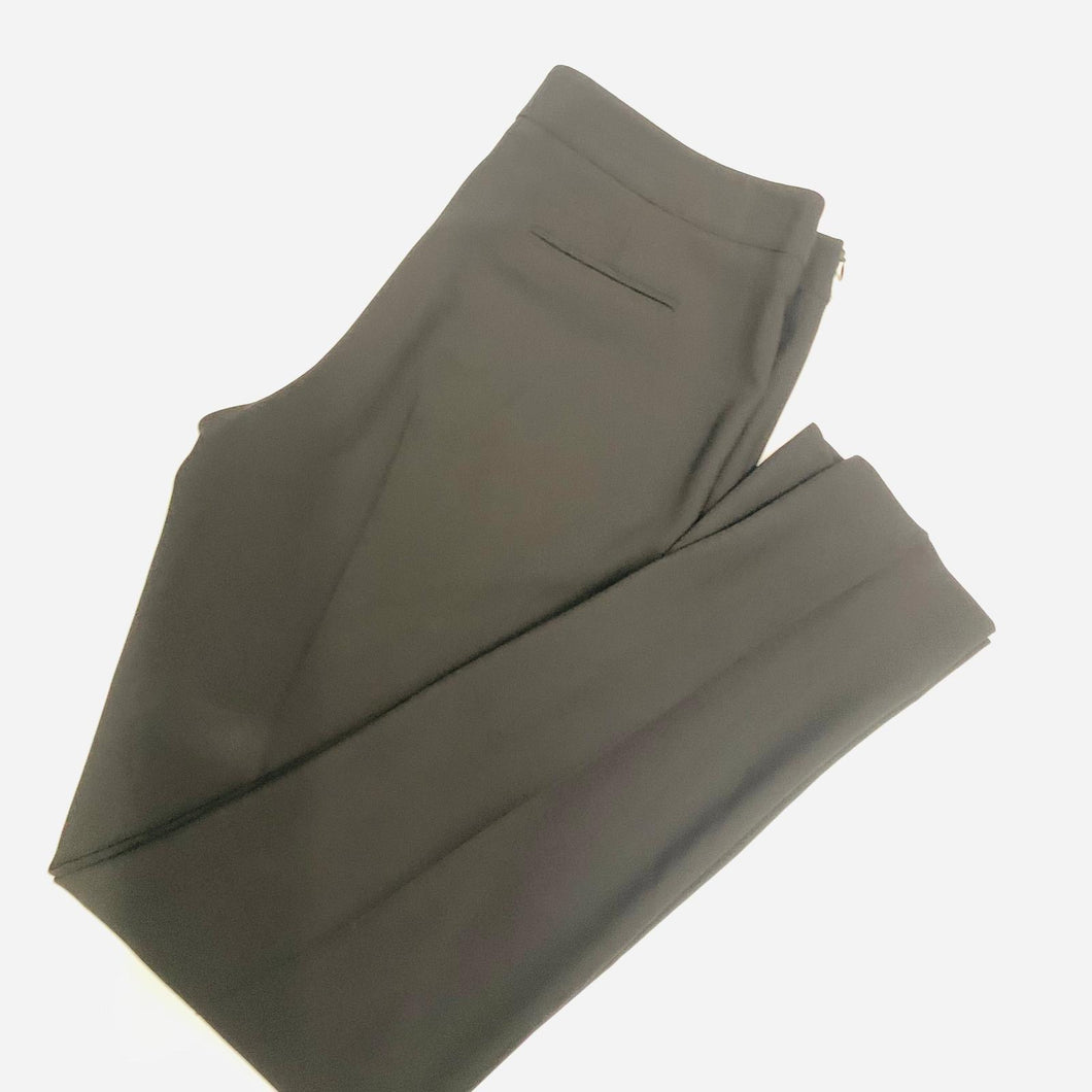 EMPORIO ARMANI Black Ladies Dress Pants Trousers Size UK 12 W34 L33