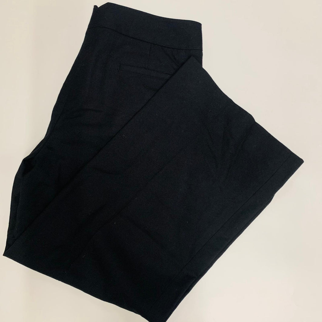 JAEGER Black Ladies Wool Dress Pants Trousers Size UK 14 W36 L30