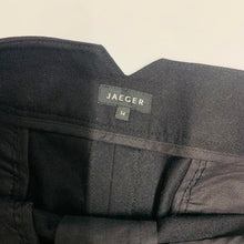 Load image into Gallery viewer, JAEGER Black Ladies Wool Dress Pants Trousers Size UK 14 W36 L30
